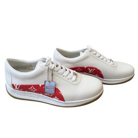 Louis Vuitton-Supreme Sneakers-White