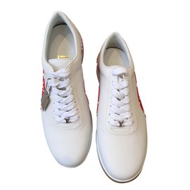Louis Vuitton-Supreme Sneakers-White