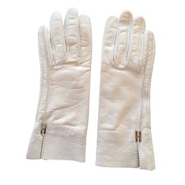 Hermès-Handschuhe-Weiß