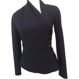 Christian Dior Jackets Blue