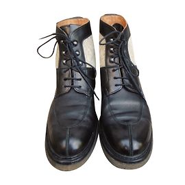 Botines Heschung de cuero negro Negro