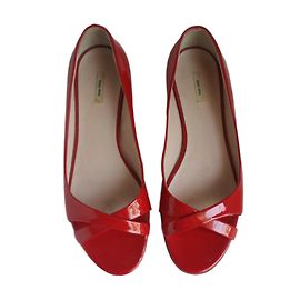 Miu Miu Ballerines Rouge