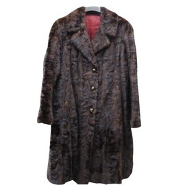 Autre Marque-Vintage mink coat-Brown