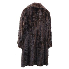 Autre Marque-Vintage mink coat-Brown