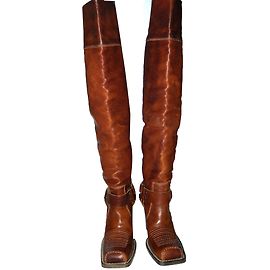 Christian Dior Botas Castaño Chocolate