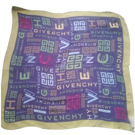 Lenço Givenchy de seda multicolorido Multicor
