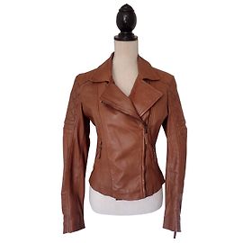Autre Marque Chyston Sidney Leather Jacket Brown Brown