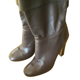 Chanel-Ankle Boots-Hazelnut