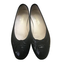 Chanel Ballerinas Black