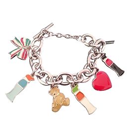 Moschino Armbänder Silber Mehrfarben