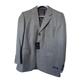 Yves Saint Laurent Wool Jacket Beige Brown Beige