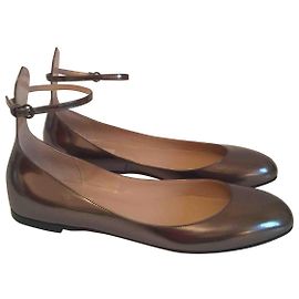 Valentino Tango Flats Metallisch