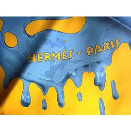 Hermès-PEINTURE FRAICHE-Orange