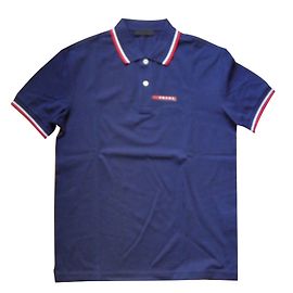 Prada Polos Marineblau