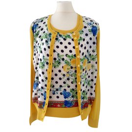 Dolce & Gabbana-Knitwear-Yellow