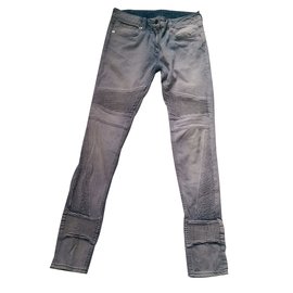 Jeans Sandro Blu 5 Tasche Blu