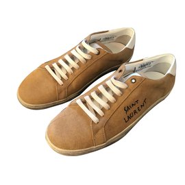 Saint Laurent-Sneakers-Caramel