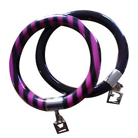 Fendi Bracelets Black and Fuchsia Ceramic Black