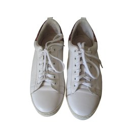 Maje Baskets cuir Blanc
