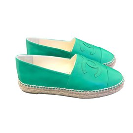 Chanel-espadrillas-Verde