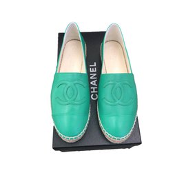 Chanel-espadrillas-Verde