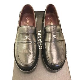 Chanel bailarinas Negro