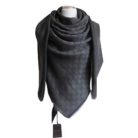 Gucci Foulards Gris anthracite