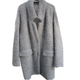 Autre Marque-Marc Laurel coat sweater-Grey