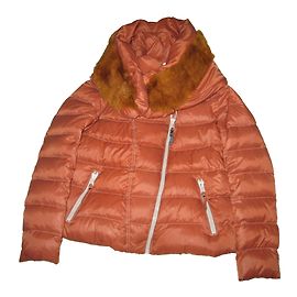 Pinko Ziegelfarbe Daunenjacke Andere