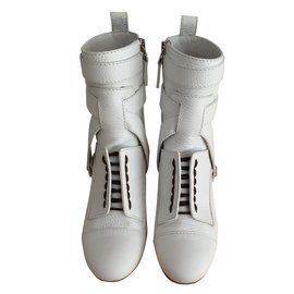 Fendi-Ankle Boots-White