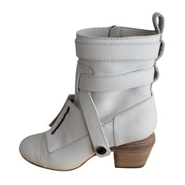 Fendi-Ankle Boots-White