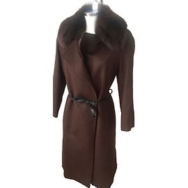 Georges Rech Long coat Dark brown