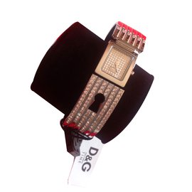 Dolce & Gabbana-Montre bracelet rigide-Argenté