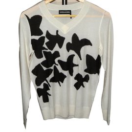 Sonia Rykiel Pull Noir Crème