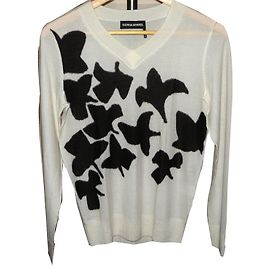 Sonia Rykiel Suéter Preto Creme
