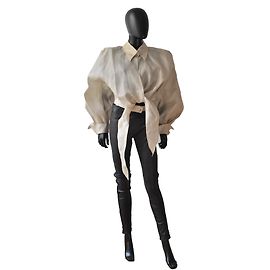 Claude Montana Bluse Beige
