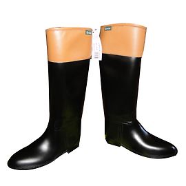 Aigle Stiefel Schwarz Beige