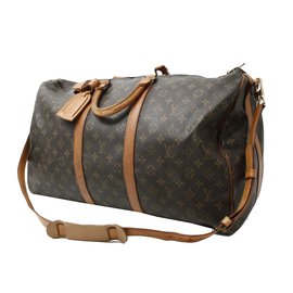 Louis Vuitton-Bolsa de viaje-Castaño