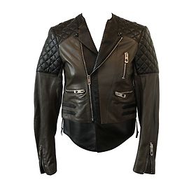 Balenciaga Biker-Jacke Schwarz