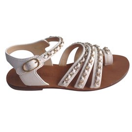 Chanel Sandals White