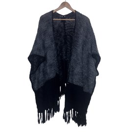 Guess Poncho / Weste Schwarz
