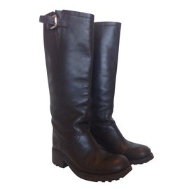 Free Lance geronimo biker boots Brown