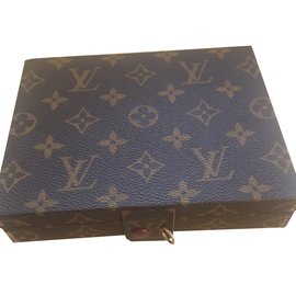 Louis Vuitton-boite à bijoux-Marron foncé