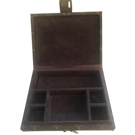 Louis Vuitton-Pretty jewelry box-Dark brown