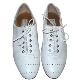 Alaïa Derbies Blanc