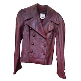 Lolita Lempicka Leather Jacket Dark Red Dark red