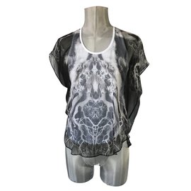 Alexander Mcqueen-Top-Black,White,Grey