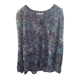 Autre Marque Blusa de seda Robert Graham Multicolor M Multicolor