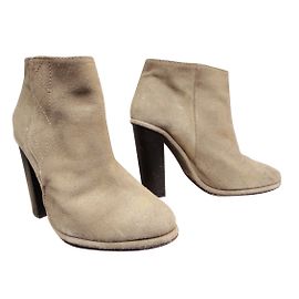Botines Opening Ceremony Beige de Gamuza Beige