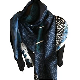 Hermès Scarves Blue